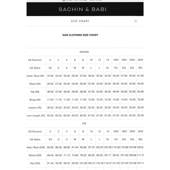 #53bk- SACHIN & BABI- NWT- Colleen Skirt In Midnight Sz:10 Ret$495 - Picture 6 of 6